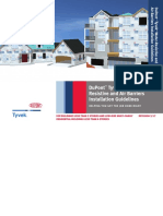 Dupont Tyvek Water-Resistive and Air Barriers Installation Guidelines