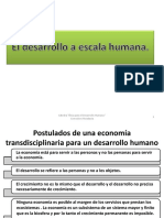 Desarrollo Aescala Humana Max Neef