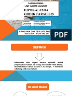 Hipokalemia Periodik Paralisis: Laporan Kasus Unit Gawat Darurat