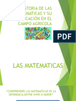 La Historia de Las Matematicas y Su Aplicación