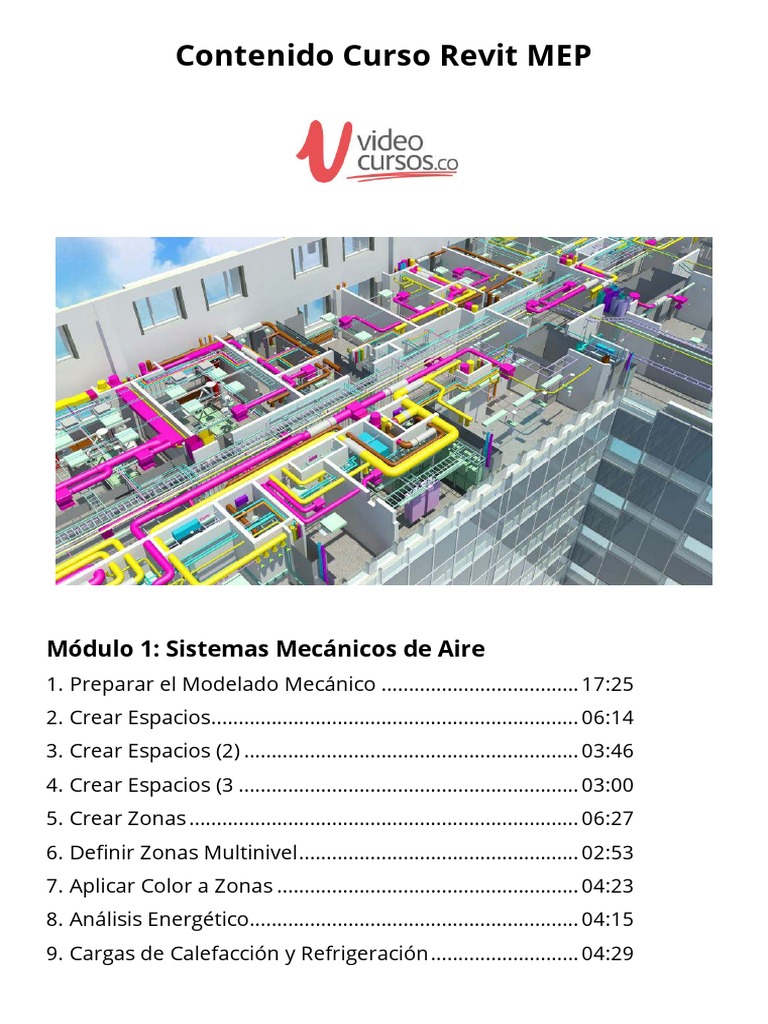 Curso Completo de Revit MEP | PDF | Termodinámica | Transferencia de calor
