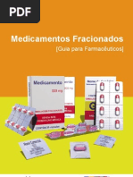 Medicamentos Fracionados - Guia Para Farmaceuticos