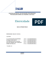 Trabalho de Eletrica - Multimetro