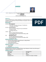 Muhammad Naveed's Resume for Dynamic Career in Economics