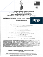 Affidavit of Allodial Secured Land Property Repossession Written Statement-Supporting Documents