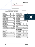 Appendix. 505 Program Mode Worksheets: 505 Digital Governor Manual 85017V1