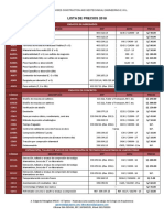 Lista Precios Laboratorio Geotecnico Peru PDF