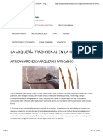 La historia de la arquería tradicional