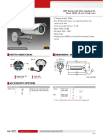 Photo Indication Dimension Diagram: 2MP Bullet With D/N, Adaptive IR, Basic WDR, SLLS, Fixed Lens