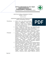 Puskesmas Tinondo: Pemerintah Kabupaten Kolaka Timur Dinas Kesehatan