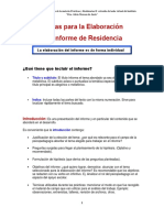 Pautas para La Elaboración de Residencia - IES