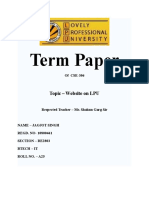 Term Paper Web