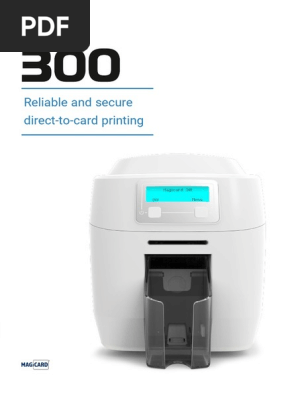 Plastic Card Printer HID® FARGO® DTC1250e Single Sided ID Card Printer ...