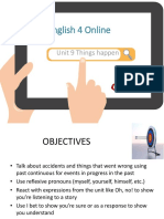 English 4 Online: Unit 9 Things Happen