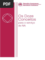 Folheto de Narcóticos Anônimos 
