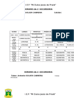 Horario de Alunos 2019