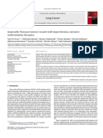 Inoperable Pancoast Tumors Treated With Hyperthermia-Inclusive Multimodality Therapies