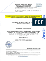 Auditoría A La Asistencia y Permanencia Del Personal Docente Del C.E. Cantón Hacienda Las Delicias