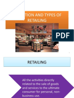 Evolution and Types of Retailing