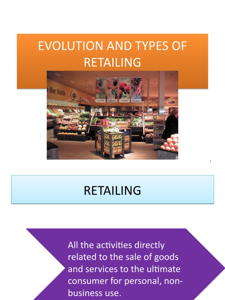 Evolution and Types of Retailing | PDF | Retail | Big Box Store