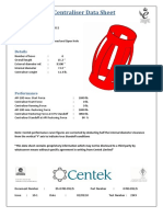 Centraliser Data Sheet - 7" S2 for 9 1/2