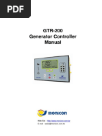 GTR-200 Generator Controller Manual: Web Site