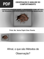 Observação de comportamento 