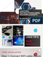Digitized Instructions Using Modern Gadgets