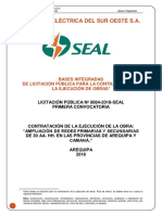 Licitación pública para la ampliación de redes eléctricas en Arequipa y Camaná