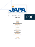 Tarea 2 de Legislacion Comercial