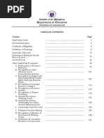 Table of Contents Forma Pertinent Paper