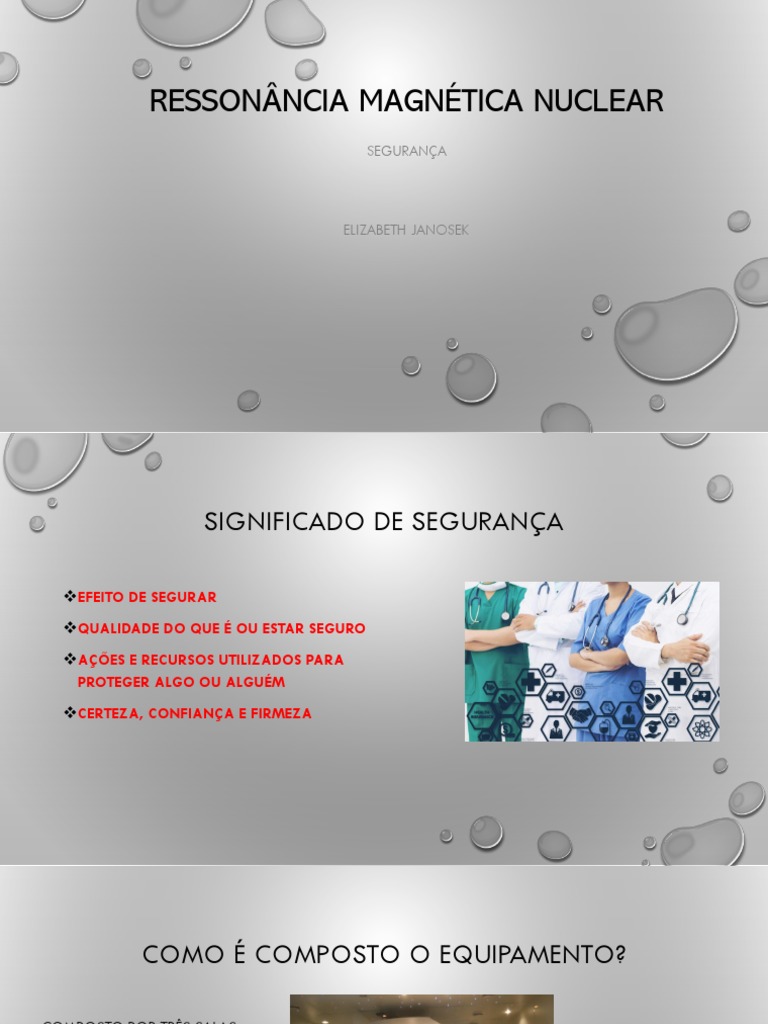 Ressonância Magnética Nuclear | PDF | Imagem de ressonância magnética ...