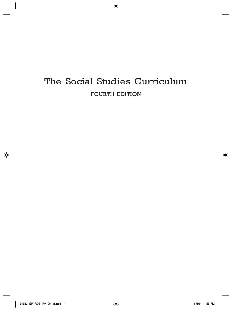 The Social Studies Curriculum Purposes P PDF | PDF | John Dewey ...