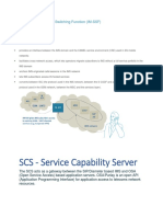 SCS - Service Capability Server: IM-SSF Features