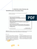Flotación en columna como técnica de beneficio para minerales finos.pdf