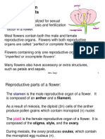 Reproduction in Flowering Plants: "Imperfect or Incomplete Flowers"