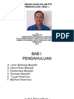 Bab I - Permasalahan Dalam PTK