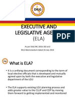 Executive-Legislative Agenda Formulation