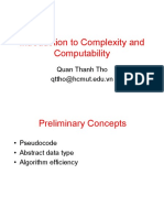 Introduction to Complexity and Computability