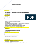 Contaminantes suelo organico