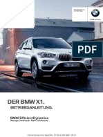 BMW x1 Bedienungsanleitung