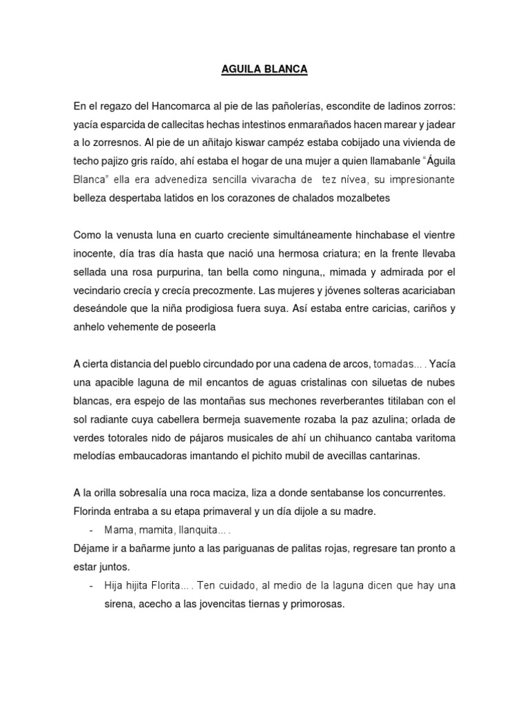 Aguila Blanca | PDF | Naturaleza