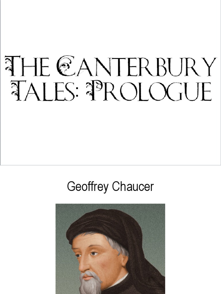 Overview of Characters in The Canterbury Tales | PDF | The Canterbury Tales