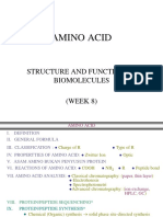 Amino Acid: Structure and Function of Biomolecules