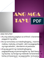 Ang Tayutay Sa Filipino 8 .....