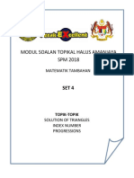 Modul Soalan Topikal Halus Amanjaya SPM 2018: Matematik Tambahan