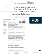 Así Hundió La Economía Chilena Salvador Allende, El Marxista-Leninista Al Que Admira Iglesias - Libre Mercado