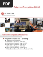 Polycom vs Tandberg Comparison Q1 2008