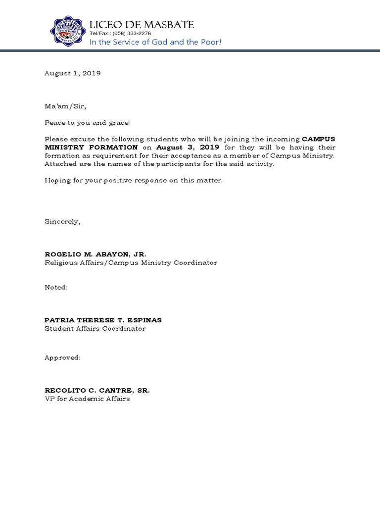 Liceo de Masbate: in The Service of God and The Poor! | PDF | Sports ...