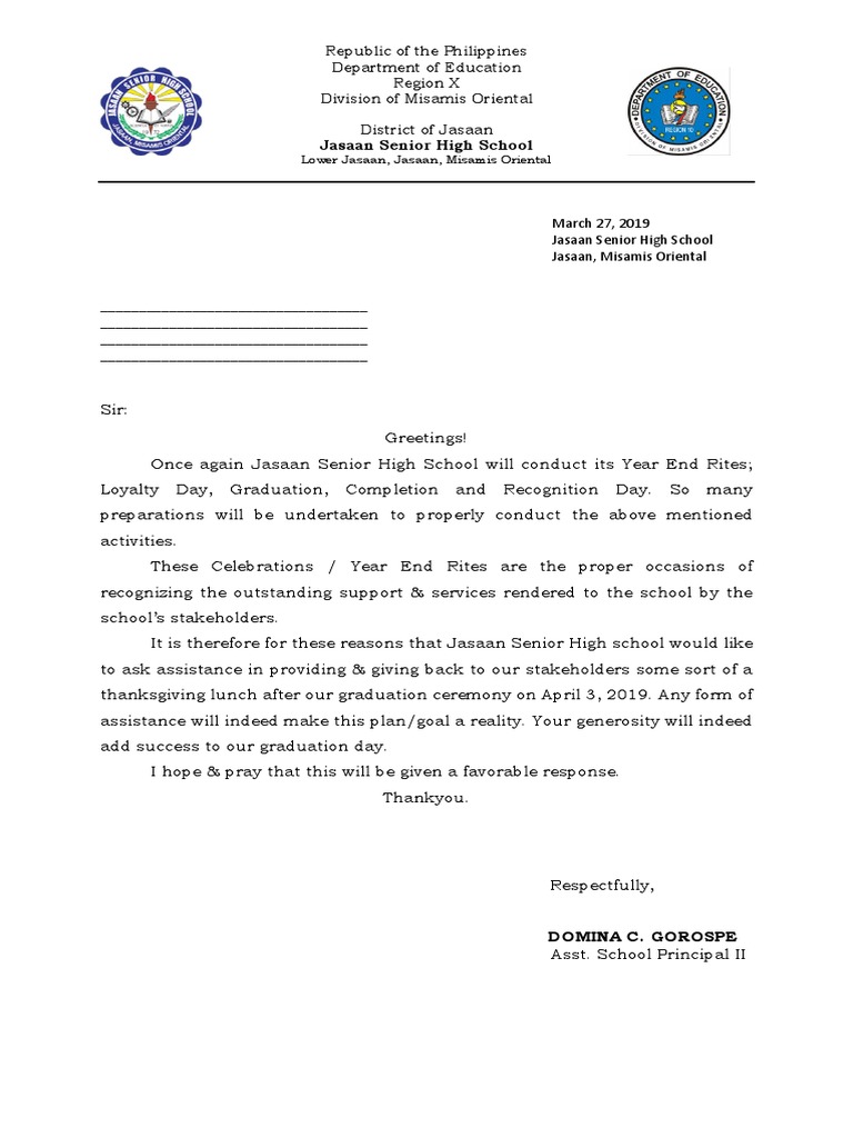 Letter For Shits | PDF | Rituals | Schools